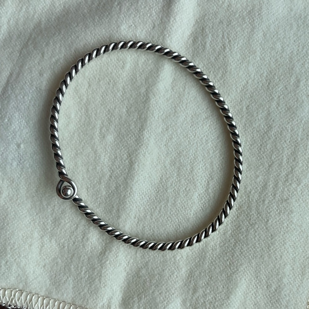 James Avery Twisted Wire Hook-on Bracelet